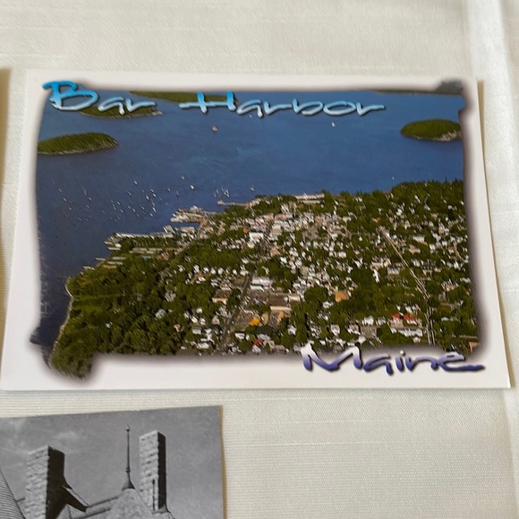 Set of 3 post cards unused new travel Maine Bar Harbor the Turrets - Picture 3 of 7